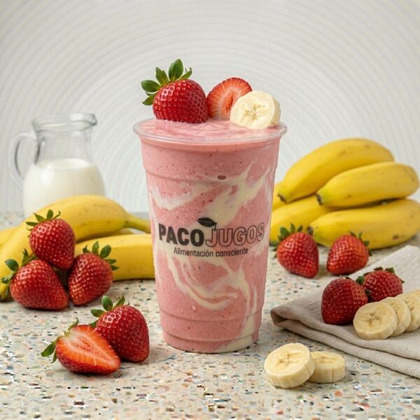 Fresa + Plátano + Leche