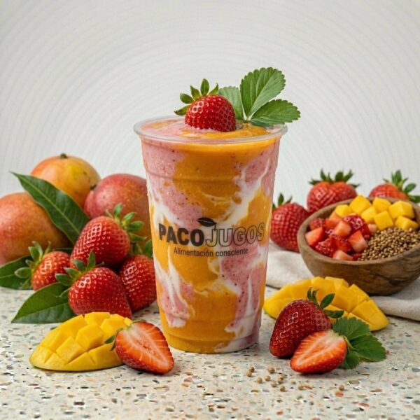 Mango + Fresa + Leche